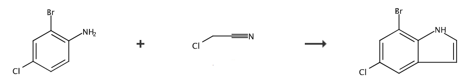 7-溴-5-氯吲哚的合成路線