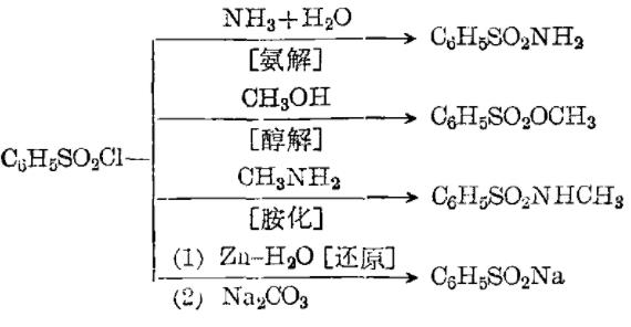 苯磺酰氯相關反應