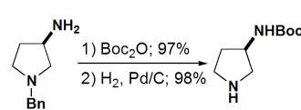 (R)-3-叔丁氧羰基氨基吡咯烷的合成路線