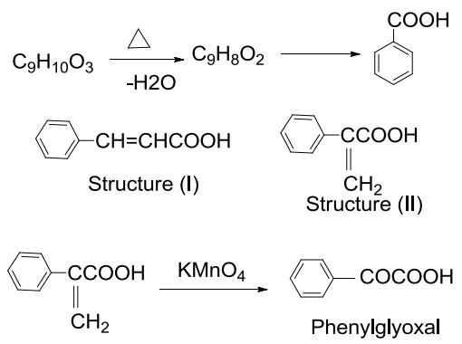 atropic acid reaction