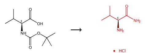 L-纈氨酰胺鹽酸鹽的合成路線(xiàn)