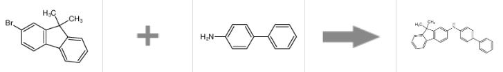 N-[1，1'-聯(lián)苯-4-基]-9，9-二甲基-9H-芴-2-胺的制備