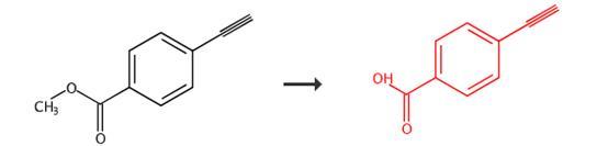 4-乙炔基苯甲酸的合成路線