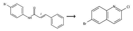 6-溴-2-氯喹啉的結(jié)構(gòu)式