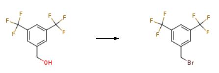 Synthesis of 3, 5-bis (trifluoromethyl)-benzyl bromide.png