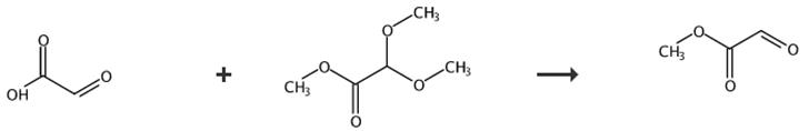 乙醛酸甲酯的合成路線