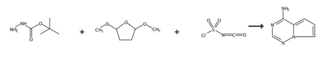 吡咯并[2，1-F][1，2，4]三嗪-4-胺的合成路線