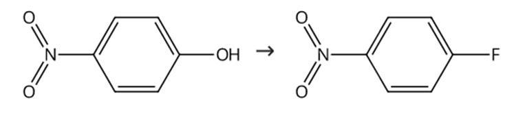 對氟硝基苯的合成路線