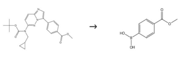 4-甲氧羰基苯硼酸的合成路線圖