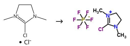 2-氯-1,3-二甲基咪唑六氟磷酸鹽的合成路線