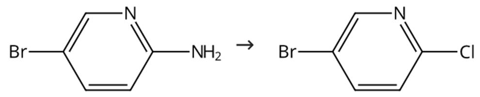 圖1 5-溴-2-氯吡啶的合成路線