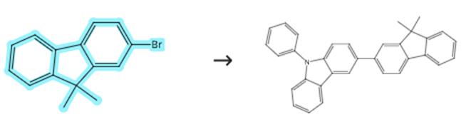 9,9-二甲基-2-溴芴參與的Suzuki偶聯(lián)反應(yīng)