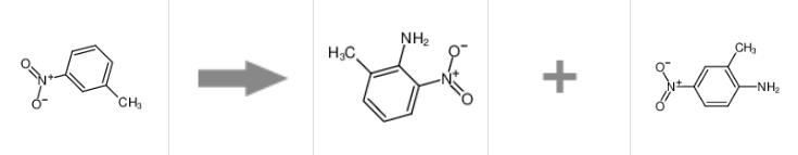 圖1 4-硝基-2-甲苯胺的合成反應式.png
