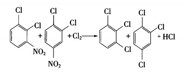 圖1：1,2,3-三氯苯合成路線