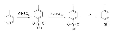 4-甲苯硫酚的一種制備方法