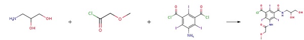 5-methoxyacetylamino-2,4,6-triiodoisophthalic acid (2,3-dihydroxypropyl)amide chloride