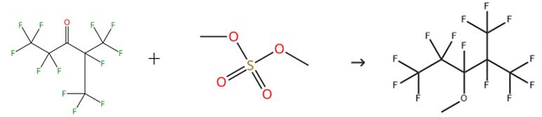 1,1,1,2,3,4,4,5,5,5-十氟-3-甲氧基-2-三氟甲基戊烷的制備