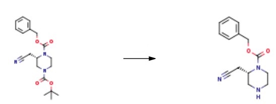 Benzyl (S)-2-(cyanomethyl)piperazine-1-carboxylate