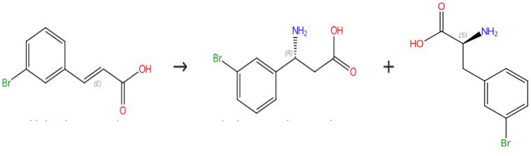 圖2 L-3-溴苯丙氨酸的合成路線