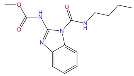 圖1苯菌靈的結(jié)構(gòu)