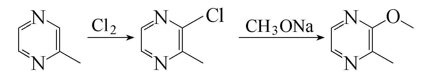 2-甲氧基-3-甲基吡嗪的合成反應(yīng)方程式