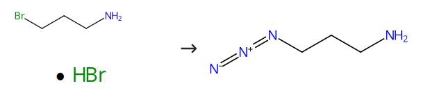 3-疊氮基丙胺的合成