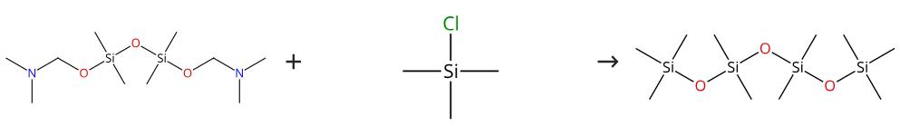圖1 十甲基四硅氧烷的合成路線