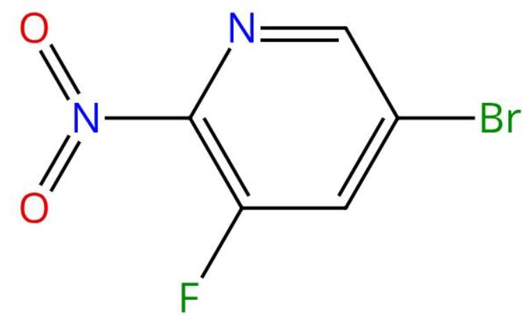 圖1 5-溴-3-氟-2-硝基吡啶的結(jié)構(gòu)