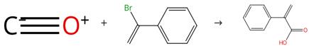 Fig. 2 The synthesis route of atropic acid