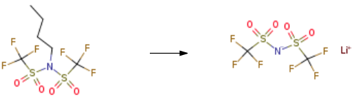 Lithium bis(trifluoromethanesulphonyl)imide