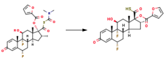 6α,9α-difluoro-17α-(furan-2-yl)carbonyloxy-11β-hydroxy-16α-methyl-3-oxoandrosta-1,4-diene-17β-carbothioic acid