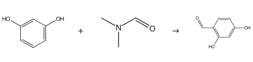 2,4-二羥基苯甲醛的合成路線