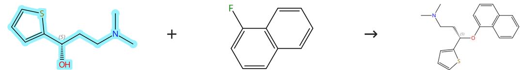 S-(-)-N,N-二甲基-3-羥基-3-(2-噻吩)丙胺的芳香親核取代反應(yīng)