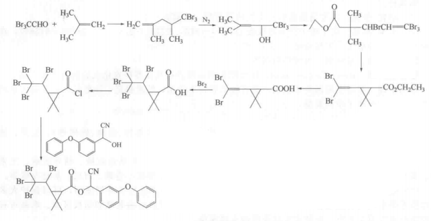 四溴菊酯的合成路線