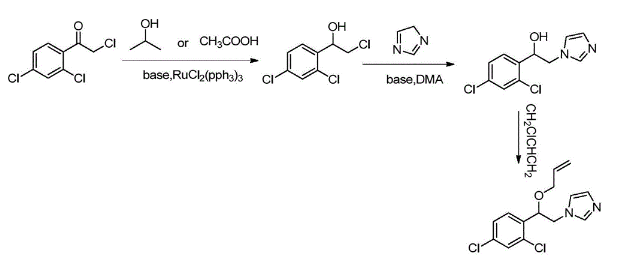 抑霉唑的合成路線
