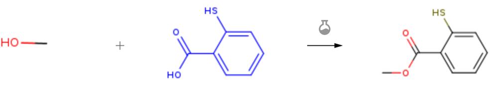 硫代水楊酸的酯化反應