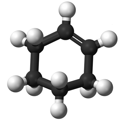 Cyclohexene-3D-balls