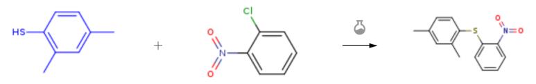 2,4-二甲基苯硫酚的芳香親核取代反應(yīng)