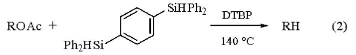 Reactions of Benzene, 1,4-bis(diphenylsilyl)-