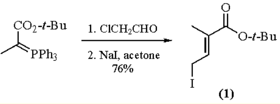 t-Butyl (E)-4-Iodo-2-methyl-2-butenoate