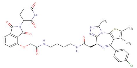 dBET1的化學(xué)結(jié)構(gòu)式