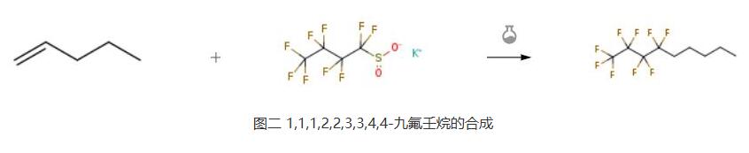 1,1,1,2,2,3,3,4,4-九氟壬烷的合成路線