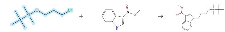 (3-溴丙氧基)叔丁基二甲基硅烷的親核取代反應(yīng)