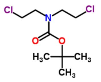 N,N-雙(2-氯乙基)氨基甲酸叔丁酯的性狀圖