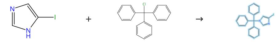 -三苯甲基-4-碘咪唑的制備方法