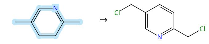2,5-二甲基吡啶的氯化反應(yīng)