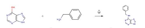 Synthesis of 6-Benzylaminopurine.png