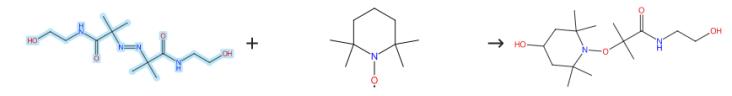 2,2'-偶氮(2-甲基-N-(2-羥基乙基)丙酰胺)的淬滅反應(yīng)