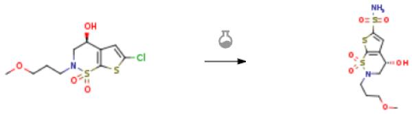 (S)-3,4-二氫-4-羥基-2-(3-甲氧丙基)-2H-噻吩并[3,2-E]-1,2-噻嗪-6-磺酰胺 1,1-二氧化物的合成.png