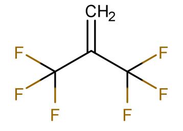 六氟異丁烯的化學(xué)結(jié)構(gòu)式